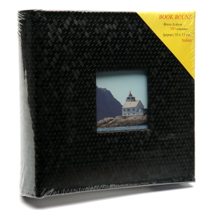 Фотоалбум 100 бр. 10х15 релефен черен