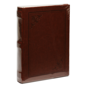 Фотоалбум 200 бр. 10х15 кожен лукс  с орнаменти