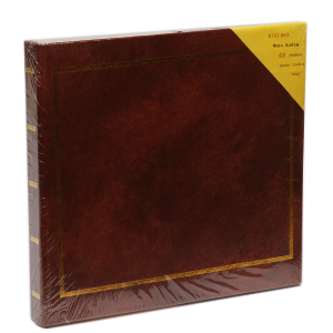 Фотоалбум 48 бр. 15х21  класик кафяв кожен
