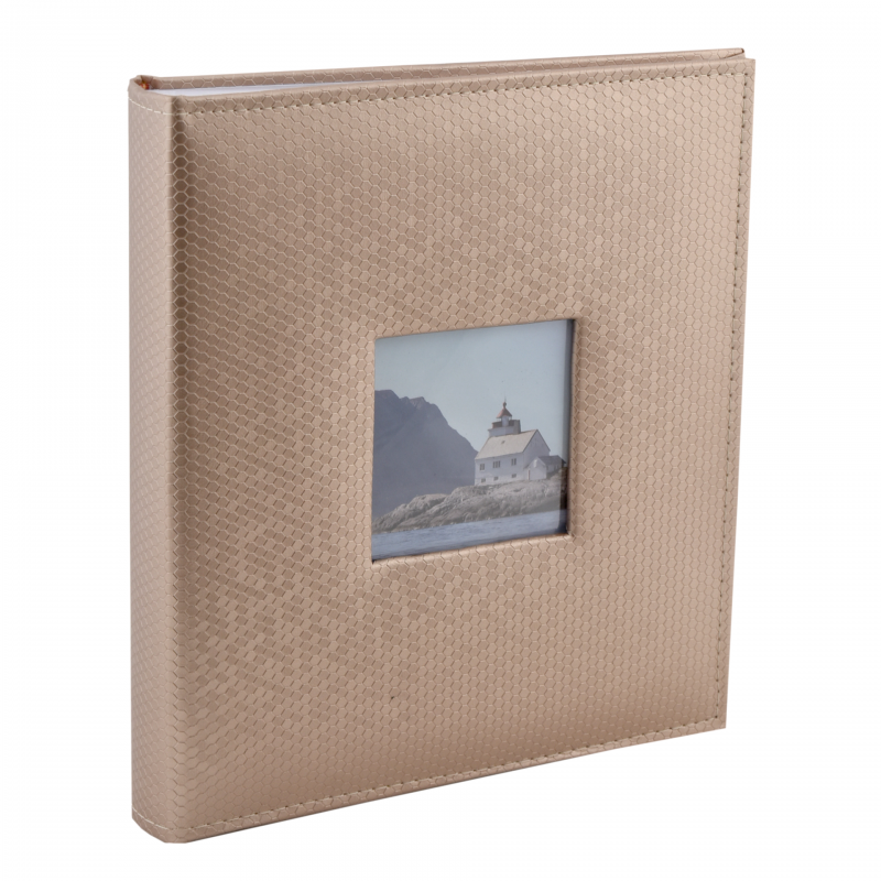 Фотоалбум 200 бр. 13х18  класик бежов релефен