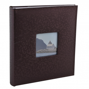 Фотоалбум 200 бр. 13х18  класик кафяв релефен