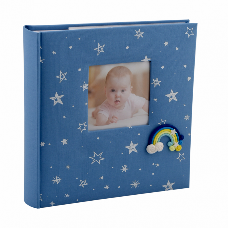 Фотоалбум 200 бр. 10х15 дъга син