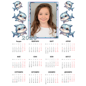 Еднолистен календар със снимка 8