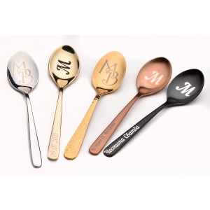 Лъжичка за гравиране златен мат