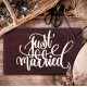 Сватбена табела "Just married"