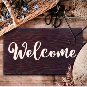 Сватбена табела "Welcome"