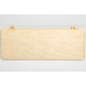 Правоъгълна табела - 30х12 см