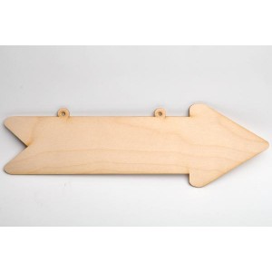 Табела стрелка - 30х10 см