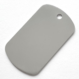 Сребърен алуминиев медальон - плочка