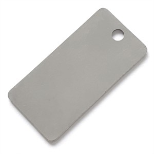 Стоманена плочка - голяма 40х20х1 мм