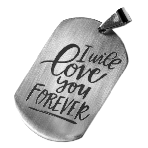 Стоманена плочка - малка 28 х 20 мм